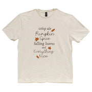 Crisp Air Pumpkin Spice T-Shirt - Natural - XL