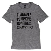 Flannels T-Shirt - Heather Graphite - Large