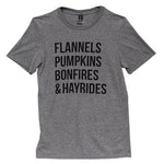 Flannels T-Shirt - Heather Graphite - Medium
