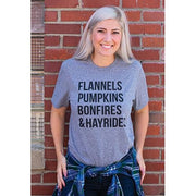 Flannels T-Shirt - Heather Graphite - Small
