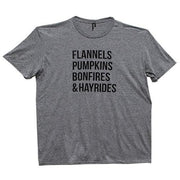 Flannels T-Shirt - Heather Graphite - XL