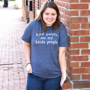 Kind People T-Shirt - Heather Navy - Small