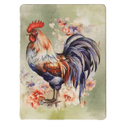 Floral Rooster Magnet  (3 Count Assortment)