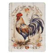 Floral Rooster Magnet  (3 Count Assortment)