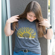 Choose To Shine Sunflower T-Shirt - Medium