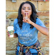 Coffee Hasn't Kicked in T-Shirt - Heather Indigo - Medium