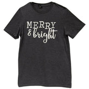 Merry & Bright T-Shirt White Ink - XXL