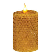 Wrapped Honeycomb LED Pillar - 2" x 3"