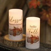 Blessed & Hello Fall Votive LED  (2 Count Assortment)