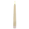 Ivory Realistic Flame LED Timer Taper