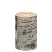 Birch Look LED Timer Votive - 2" x 3"