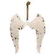 Hanging Shabby Chic Angel Wings - Large