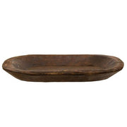 Medium Carved Wood Tray