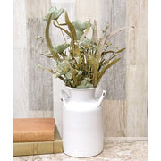 Shabby Chic Metal Milk Can