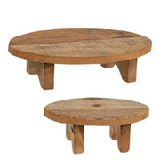 Reclaimed Wooden Risers (Set of 2)