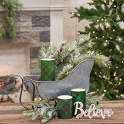 Galvanized Metal Sleigh