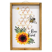 Bee Kind Sunflower Frame