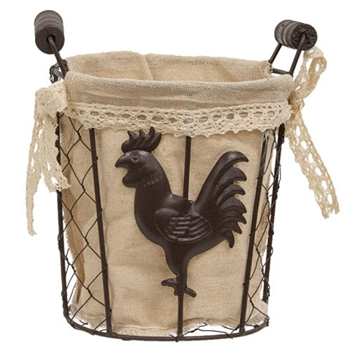 CWI Rooster Egg Metal Holder