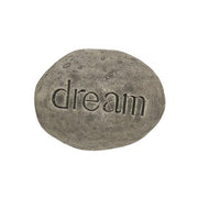 Dream - Grow - Inspire Resin Garden Stone  (3 Count Assortment)