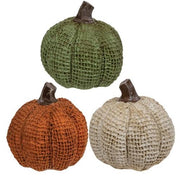 Autumn in the Air Resin Pumpkin  (3 Count Assortment)