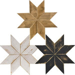 Wooden LeMoyne Star  (3 Count Assortment)