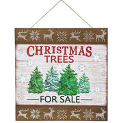 Christmas Sign with LED Light  (2 Count Assortment)