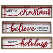 Christmas Greetings Frame  (3 Count Assortment)