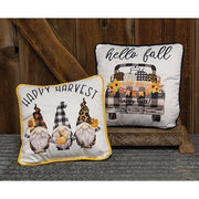 Happy Harvest Fall Pillow  (2 Count Assortment)