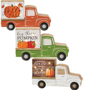 Hello Fall Truck with LED Light  (3 Count Assortment)