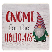 Gnome For Christmas Wood Block  (3 Count Assortment)