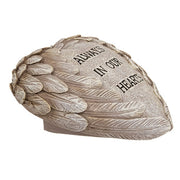 Resin "Always In Our Hearts" Winged Heart Memorial