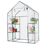 Portable Outdoor 4 Shelves Greenhouse - Color: Transparent