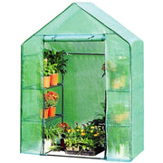 Portable 4 Tier Walk-in Plant Greenhouse with 8 Shelves