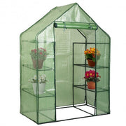 Portable 4 Tier Walk-in Plant Greenhouse with 8 Shelves