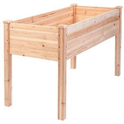 49'' x 23'' x 30''  Wooden Raised Vegetable Garden Bed - Color: Natural