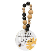 Bee Humble and Kind Bead Ornament