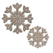 Fleur de Lis Snowflakes (Set of 2)