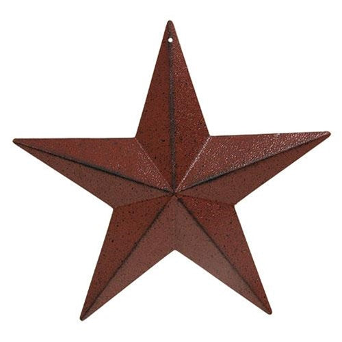 Burgundy Barn Star - 8"