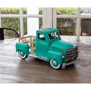 Teal Metal Truck