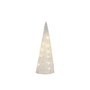 Light Up Tinsel Cone Trees (Set of 3)