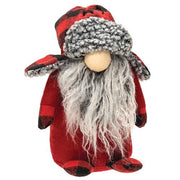 Standing Red & Black Gray Beard Gnome