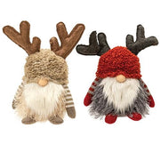 Reindeer Gnome Sitter  (2 Count Assortment)