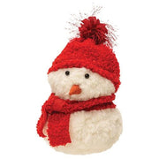 Sm Sitting Snowman with Hat & Scarf  (2 Count Assortment)