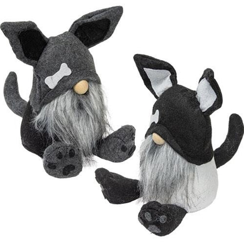 Dog Gnome Black & Gray (2 Count Assortment)