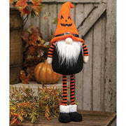 Halloween Pumpkin Standing Gnome
