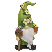 Resin Floral Garden Gnome  (3 Count Assortment)