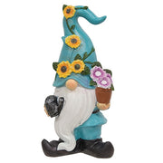 Resin Floral Garden Gnome  (3 Count Assortment)