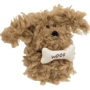 Woof Furry Tan Plush Dog