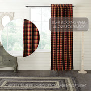 Heritage Farms Primitive Check Blackout Panel 84x40