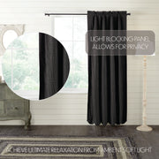 Kettle Grove Plaid Scalloped Blackout Panel 84x40